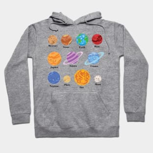 Informative Planet design Hoodie